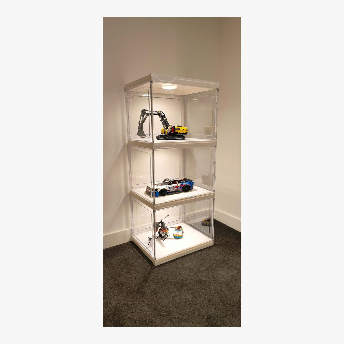 3/4/5/6 Layers Large Clear Perspex Display Cabinet Case – product view 14