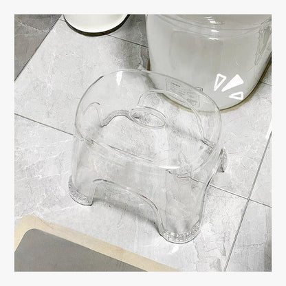 Small Clear Acrylic Stool – product view 3