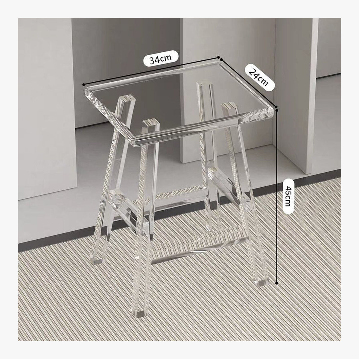 Acrylic Bar Stool / Chair – product view 2