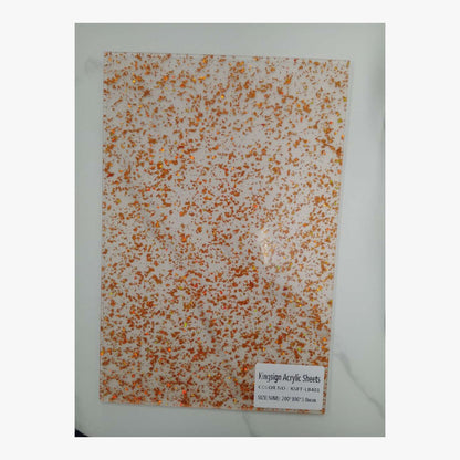 Aqua Confetti Terrazzo Acrylic Sheet – KSST-LB702 – product view 2