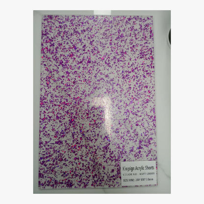 Aqua Confetti Terrazzo Acrylic Sheet – KSST-LB702 – product view 4