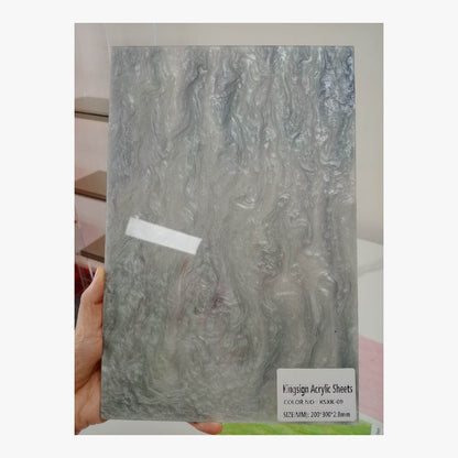Lime Pearl Shimmer Acrylic Sheet – KSXKT-03 – product view 3
