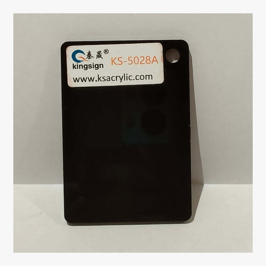 Black Opaque — KS-5028A full-size acrylic colour sample