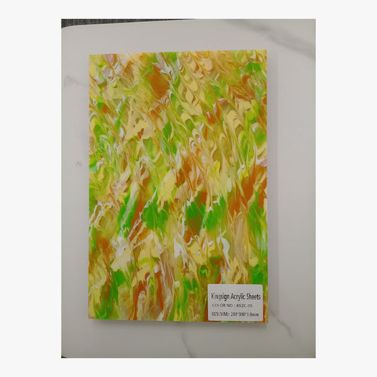 Citrus Confetti Marble Acrylic Sheet – KSZC-05 – product image