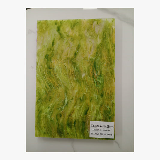 Moss Green Marble Acrylic Sheet – KSSK-04 – product image