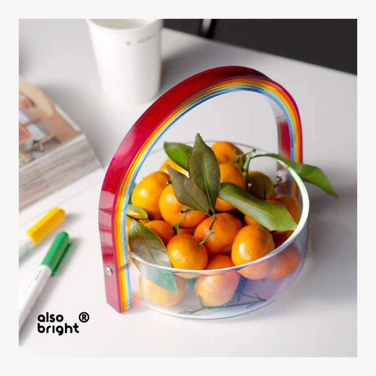 Rainbow Handle Basket – product image